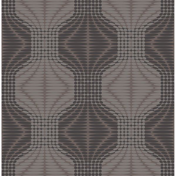 a street prints Optic Brown Geometric