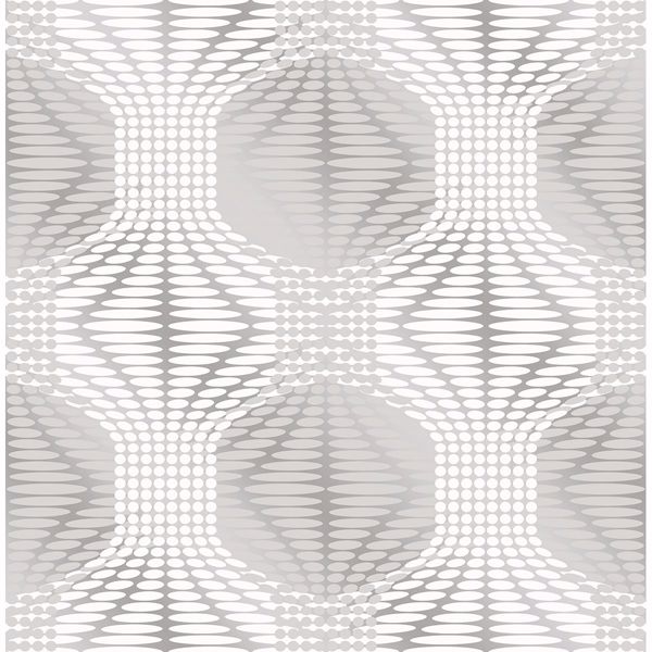 a street prints Optic Silver Geometric