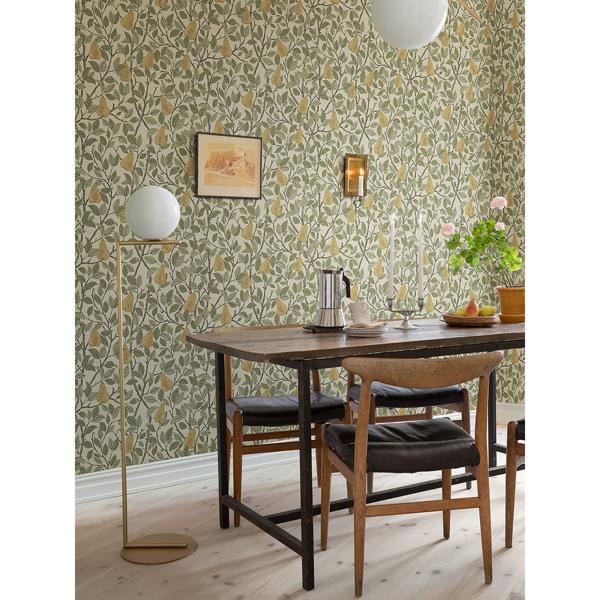A Street Prints Pirum Yellow Pear Wallpaper