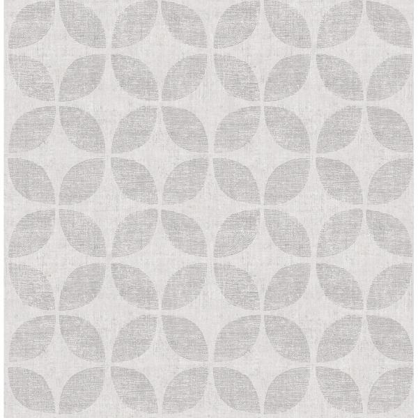 a street prints Polaris Silver Geometric Wallpaper