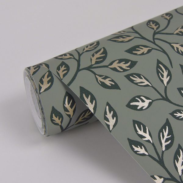 A Street Prints Posey Green Vines Wallpaper