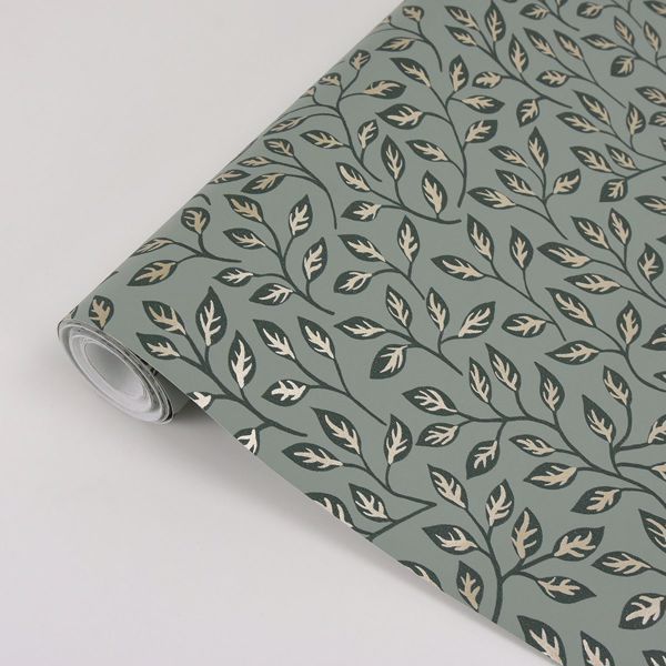 A Street Prints Posey Green Vines Wallpaper