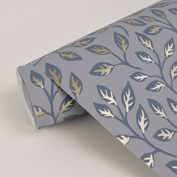 A Street Prints Posey Slate Vines Wallpaper
