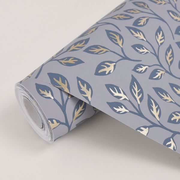 A Street Prints Posey Slate Vines Wallpaper