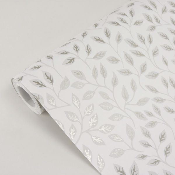 A Street Prints Posey White Vines Wallpaper