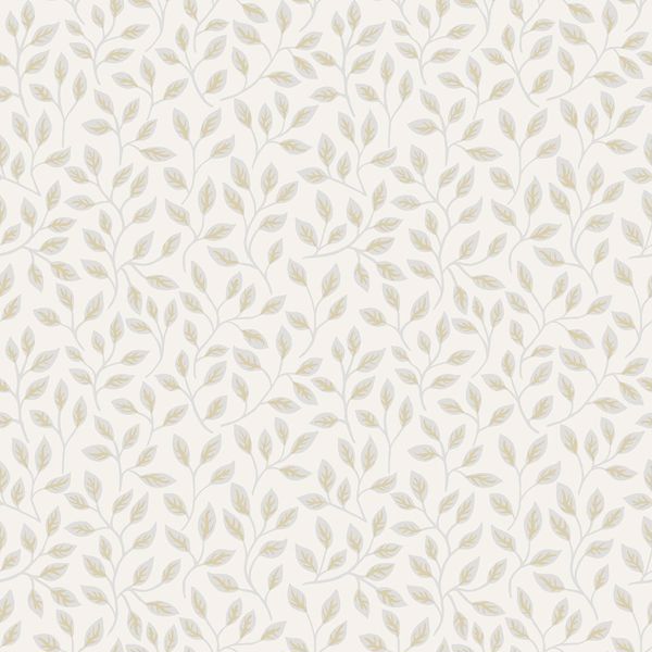 a street prints Posey White Vines Wallpaper