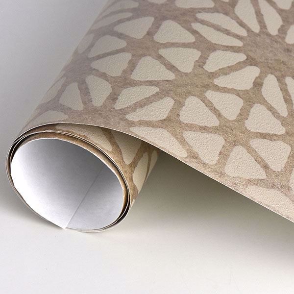 A Street Prints Prism Taupe Geometric Wallpaper