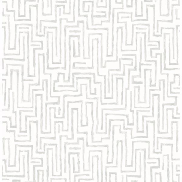 a street prints Ramble Grey Geometric Wallpaper