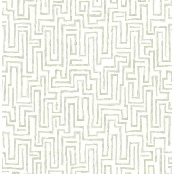 a street prints Ramble Sage Geometric Wallpaper