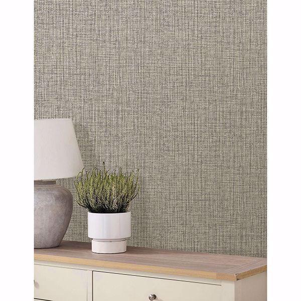 A Street Prints Rattan Coffee Woven Wallpaper
