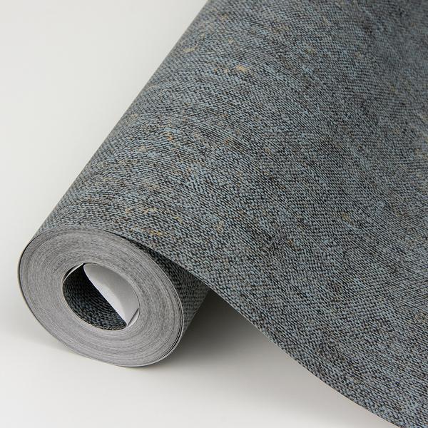 A Street Prints Reuss Slate Faux Fabric Wallpaper