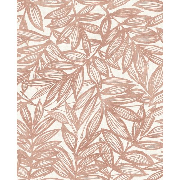 a street prints Rhythmic Coral Leaf Wallpaper