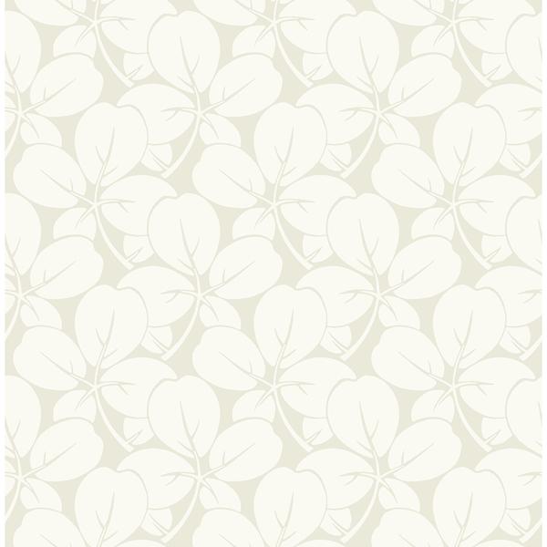 a street prints Robert Off-White Clover Wallpaper