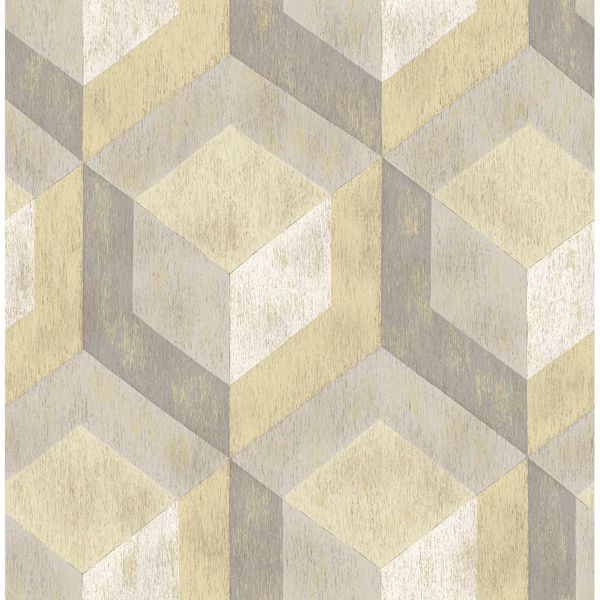 a street prints Rustic Wood Tile Honey Geometric
