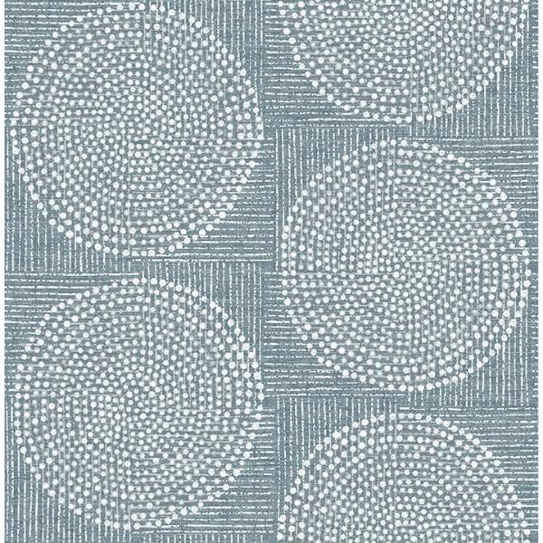 a street prints Salma Denim Medallion Wallpaper