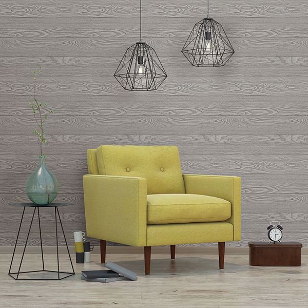 A Street Prints Salvaged Wood Grey Plank Wallpaper