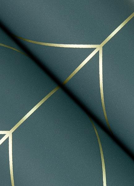 A Street Prints Sander Slate Geometric Wallpaper