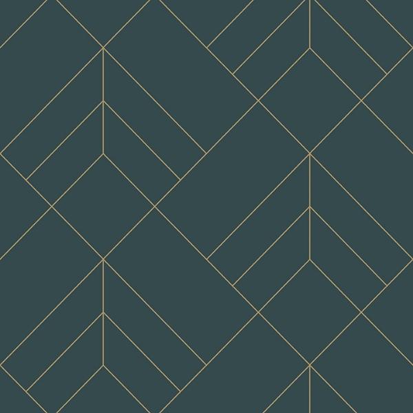 a street prints Sander Slate Geometric Wallpaper