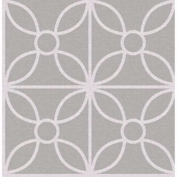 a street prints Savvy Grey Geometric Wallpaper