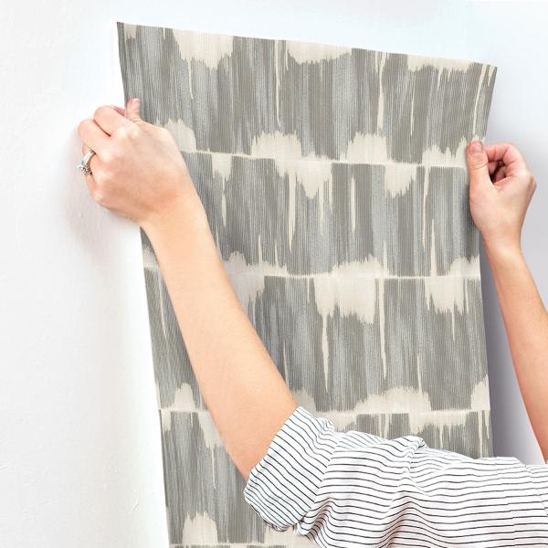 A Street Prints Serendipity Blue Shibori Wallpaper