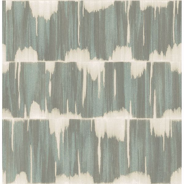 a street prints Serendipity Teal Shibori Wallpaper
