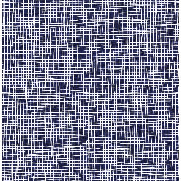 a street prints Shanti Blue Grid Wallpaper