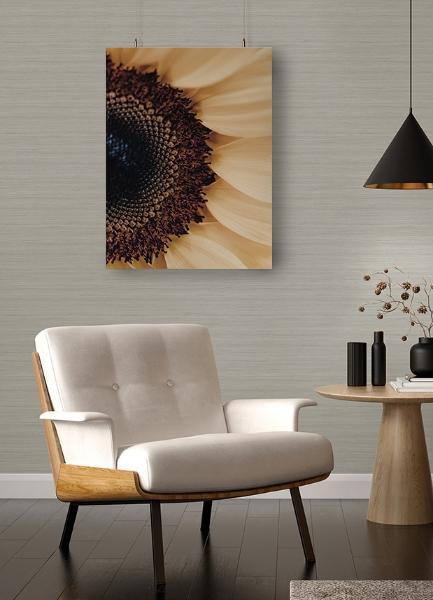 A Street Prints Shantung Slate Silk Wallpaper