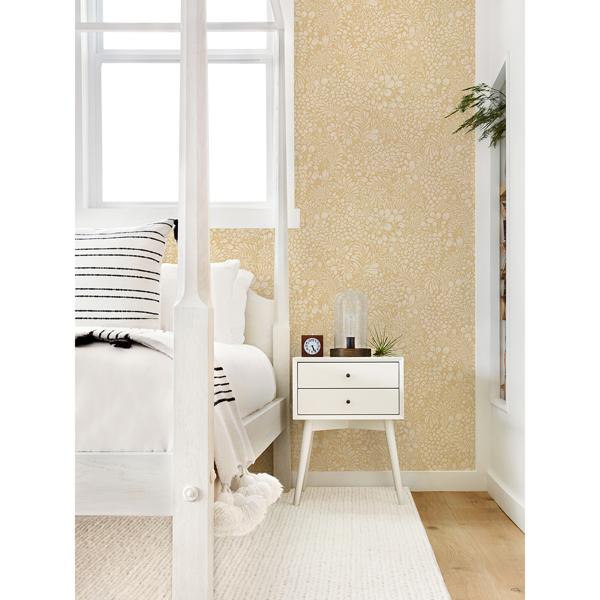 A Street Prints Siv Butter Botanical Wallpaper