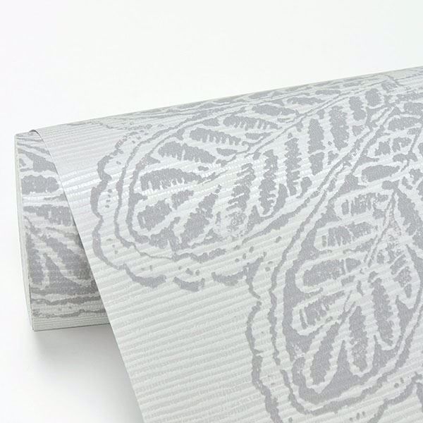 A Street Prints Sol Light Grey Medallion Wallpaper