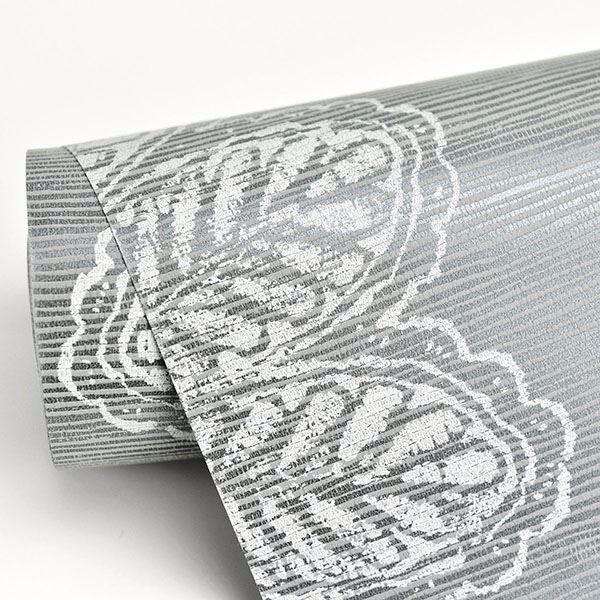 A Street Prints Sol Slate Medallion Wallpaper