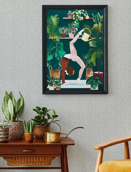 A Street Prints Soul Grey Animal Print Wallpaper