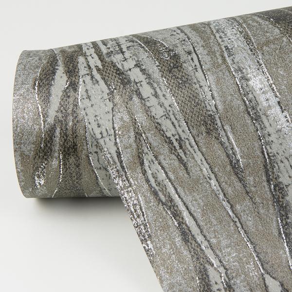 a street prints Suna Charcoal Woodgrain Wallpaper