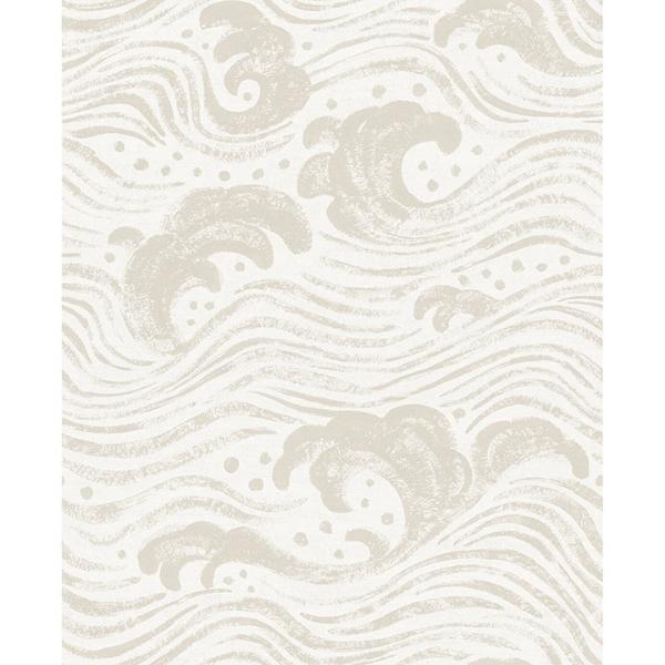 a street prints Swell Beige Ocean Wave Wallpaper