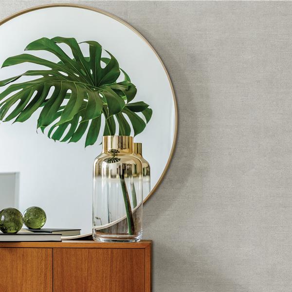 A Street Prints Tanso Silver Textured Wallpaper