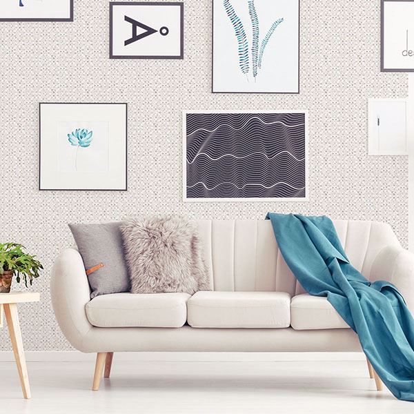 A Street Prints Tia Taupe Texture Wallpaper