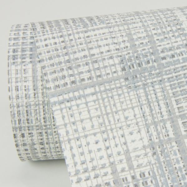 A Street Prints Ting Light Blue Lattice Wallpaper