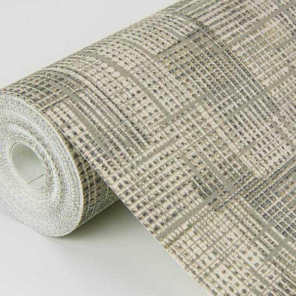 A Street Prints Ting Light Grey Lattice Wallpaper