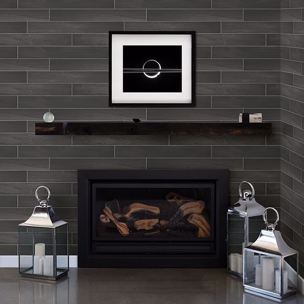 A Street Prints Titan Black Wood Wallpaper
