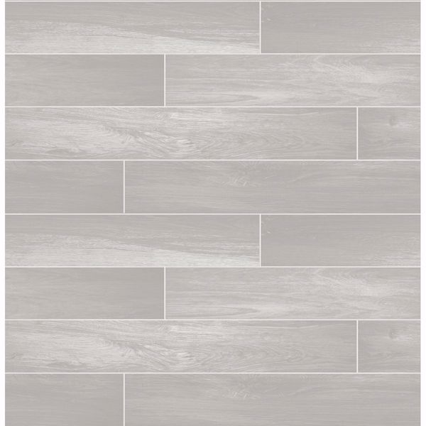 a street prints Titan Dove Wood Wallpaper
