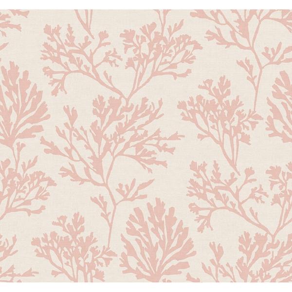 a street prints Tortuga Pink Coral Weave Wallpaper