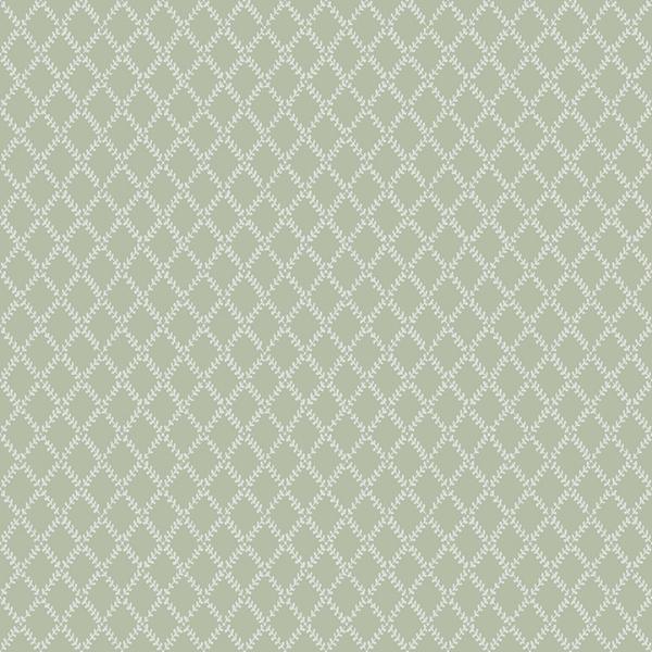 a street prints Trevor Moss Leaf Trellis Wallpaper