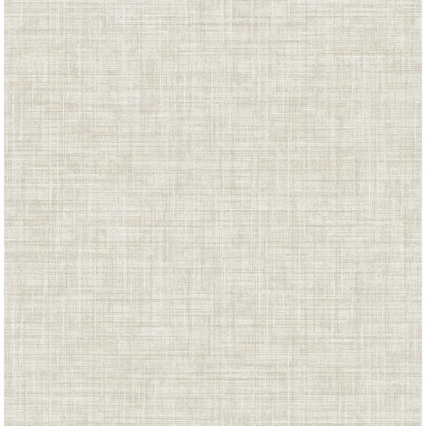 a street prints Tuckernuck Taupe Linen Wallpaper