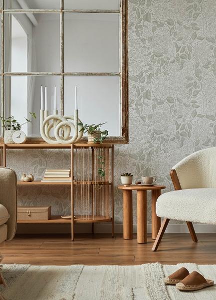 A Street Prints Turi Sage Twining Vines Wallpaper