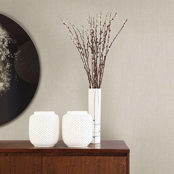 A Street Prints Tweed Light Grey Texture Wallpaper