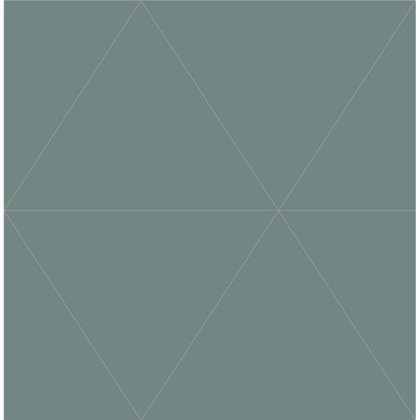 a street prints Twilight Green Geometric Wallpaper