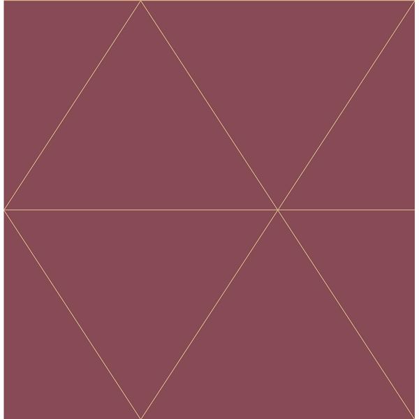 a street prints Twilight Red Geometric Wallpaper