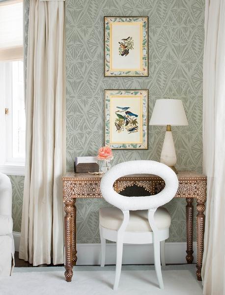 A Street Prints Urbane Sage Diamonds Wallpaper