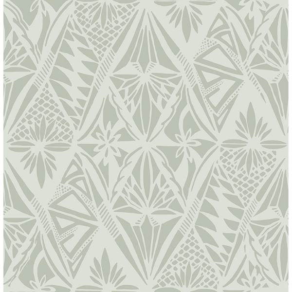 a street prints Urbane Sage Diamonds Wallpaper
