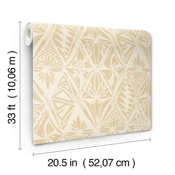 A Street Prints Urbane Yellow Diamonds Wallpaper