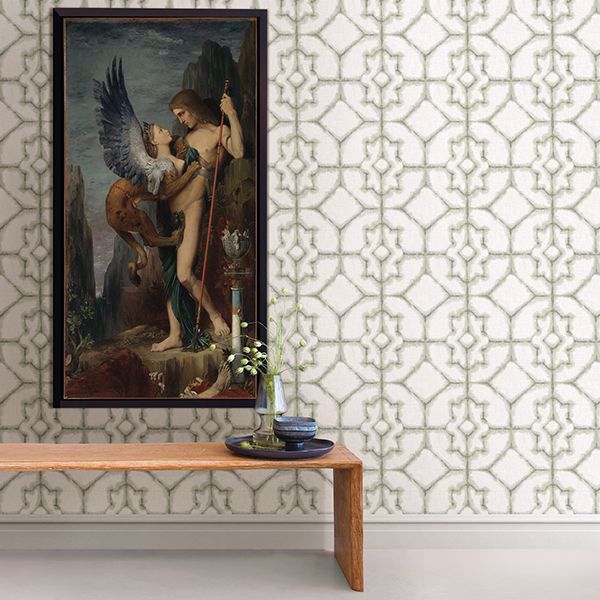 A Street Prints Verandah Moss Shibori Wallpaper